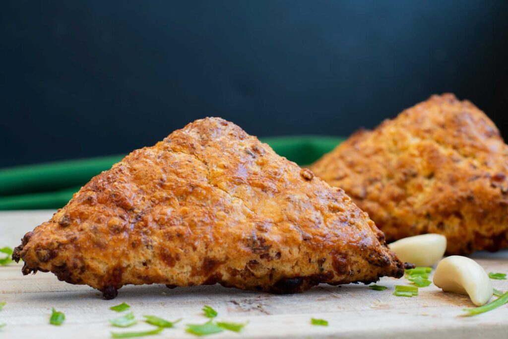 Garlic-Bacon-Chive-Scone