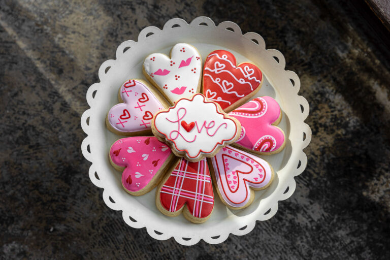 Valentine's Day Cookie Platter
